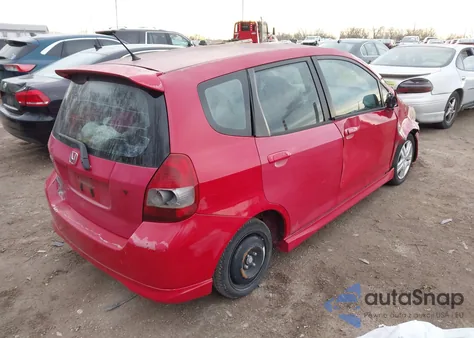 2008 Honda Fit Sport z USA, uszkodzony, nr VIN JHMGD37698S061828